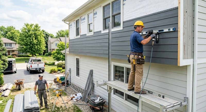 Synthetic Siding Installation in Miami County, OH